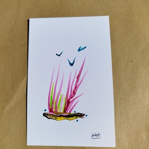 Carte de voeux faite à la main