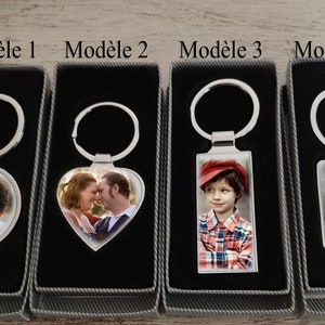 KEY RING with your printed photo - 4 models to choose from