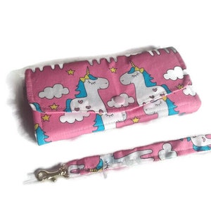 Rosa Einhörnchen Clutch Geldbörse mit Handgelenksriemen, Handgelenksarmband