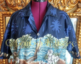 Men's Favant Hawaiian Tiki Shirt