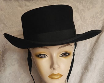 Vintage 50's Sombrero Andeluz Black Bolero Riding Hat