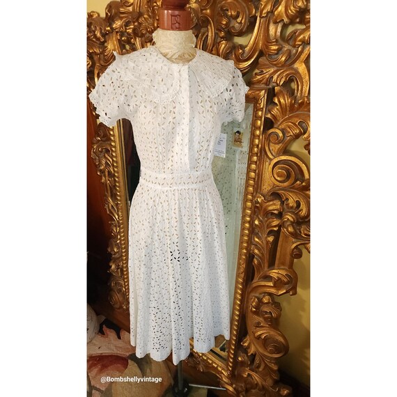 cotton women dresses NELLI COTTON EYELET MINI DRESS  Velvet by Graham & Spencer