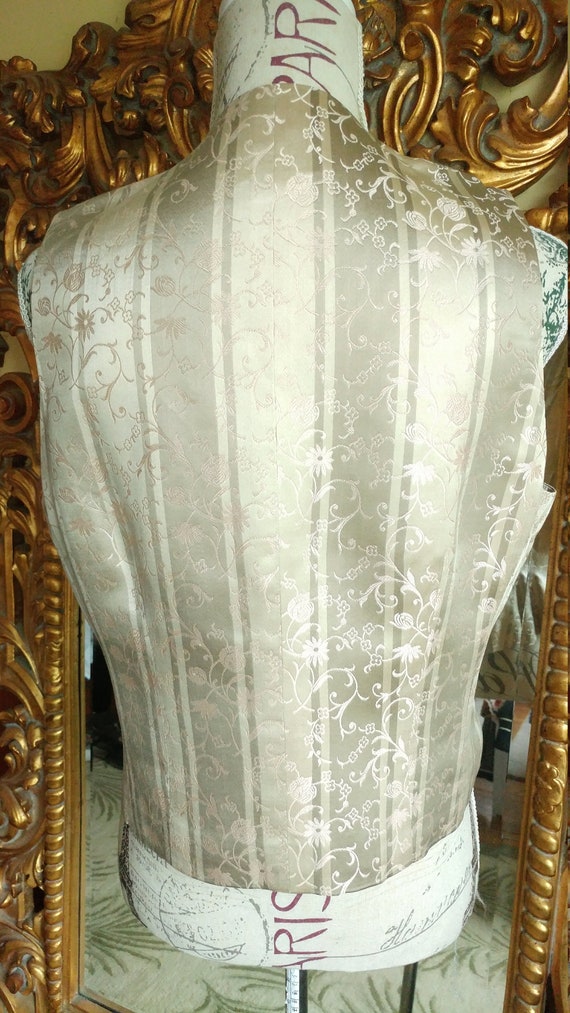 Vintage 1980's Designer Emanuel Ungaro Silk Vest … - image 3