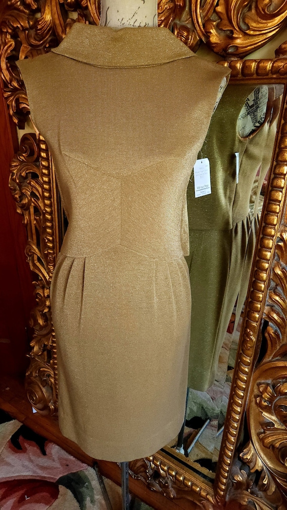 Vintage 60's Alison Ayers Original Metallic Gold K