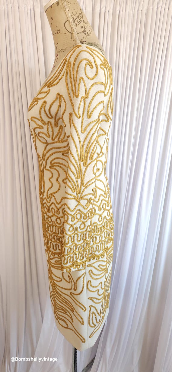 gold dress sydney BEADED CORSET DRESS