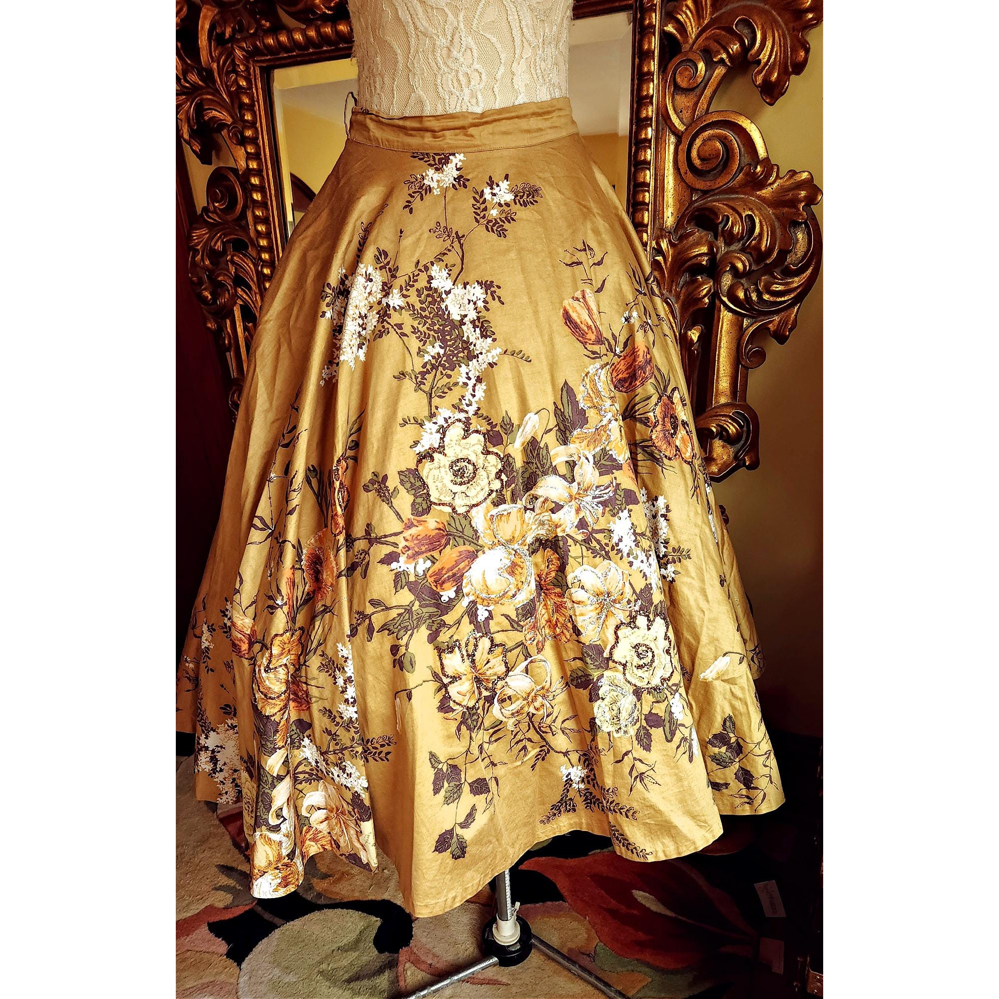 Glitter skirt 50s clearance
