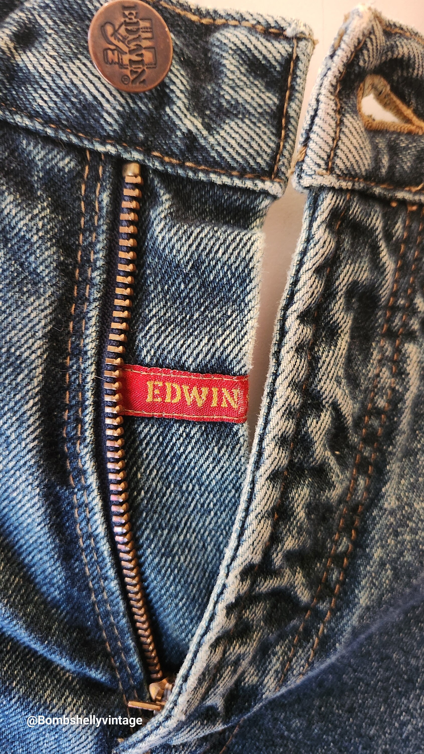 70sビンテージ！Edwin Ranch and WesternカバーオールS Edwin USA Special Edition High Waisted Vintage Style Jeans