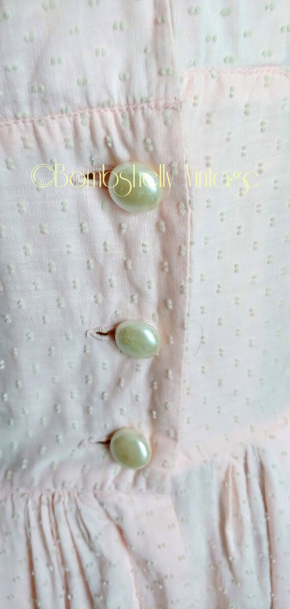 Beautiful 40's Vintage Styled by Loungees Pale Pi… - image 5
