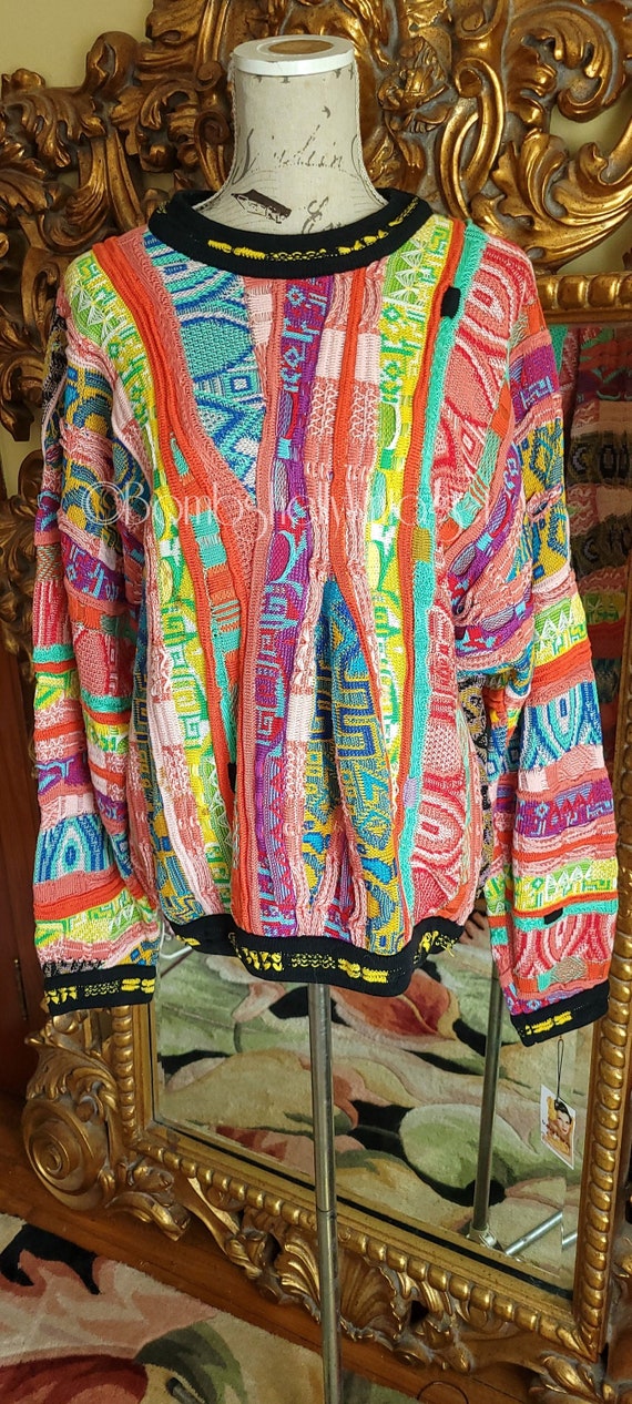 Authentic Vintage Coogi Multi Color Pullover Sweat