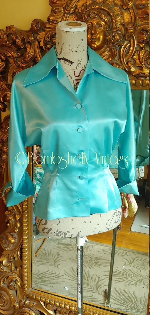 Vintage 40's Sorority House Sportswear Light Blue