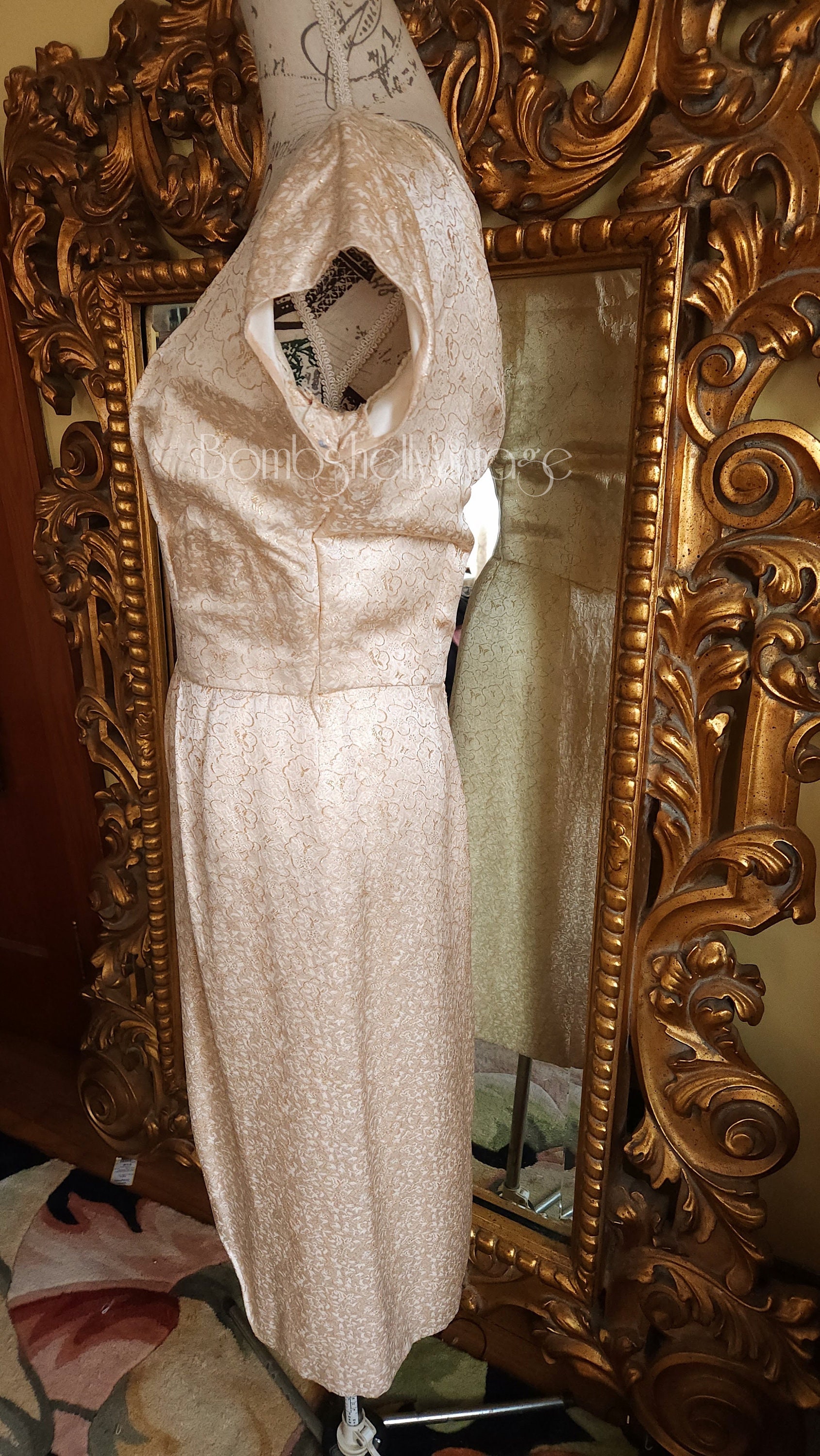 slim fit dress slacks BEEN BUSY GOLD METALLIC MINI DRESS  AKIRA