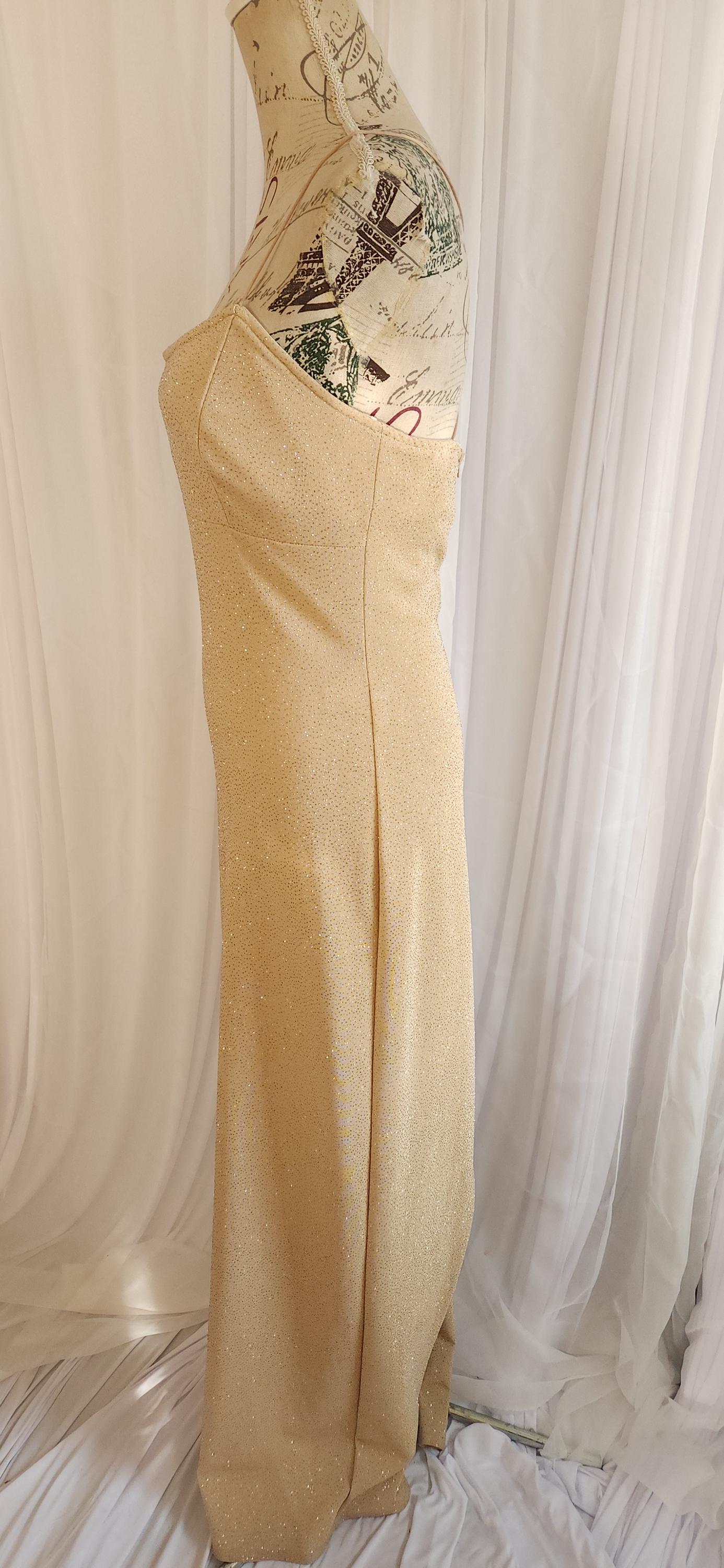 jump apparel gold dress Jump apparel gold dress size xs