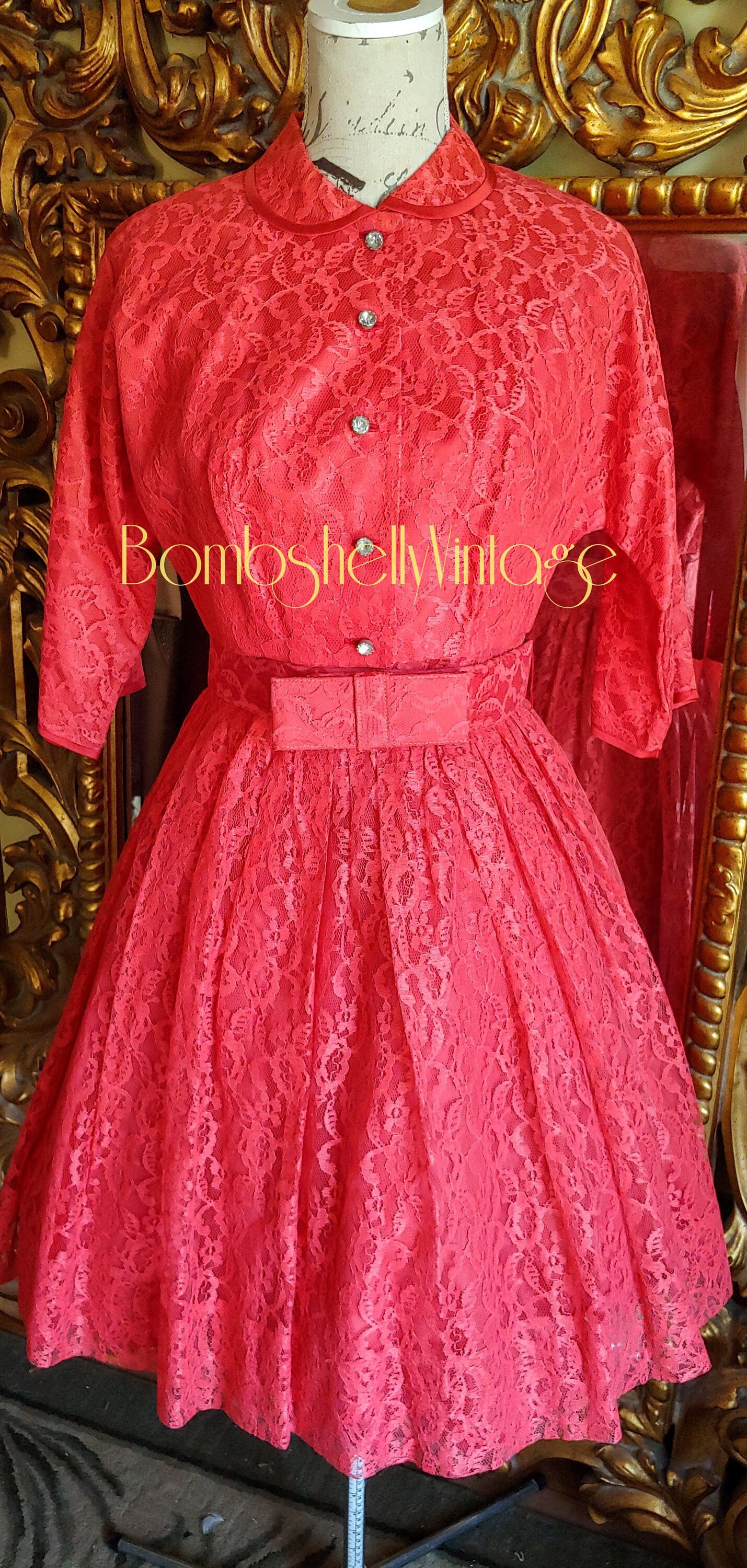 lace rockabilly dress