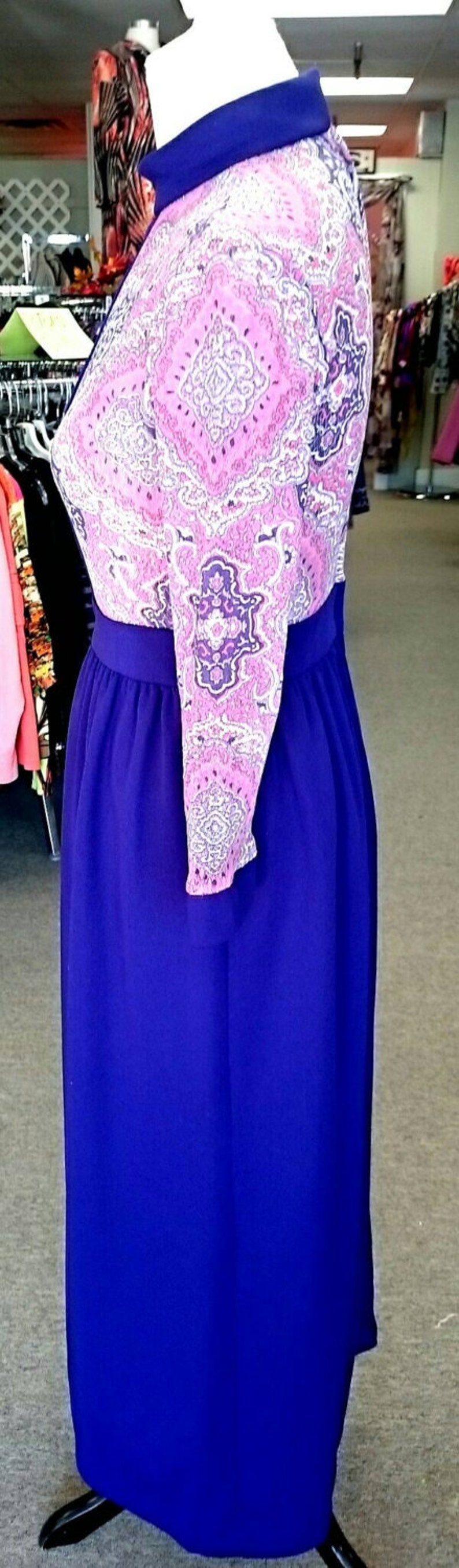 Vintage 1970/'s Carol Craig Maxi dress