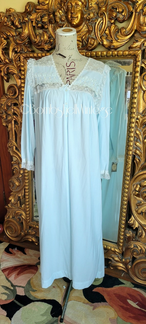 Vintage Blue or Pink Christian Dior Nightgown New 