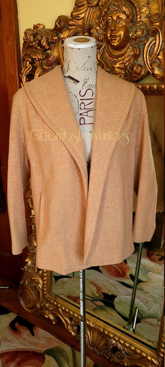 Vintage 50's Jean Harper Carmel Topper Coat