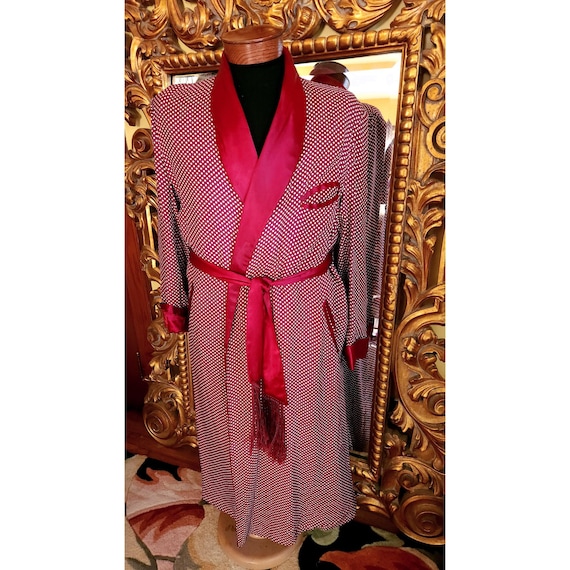 burgundy mens dressing gown Regal Men's Dressing Gown main image 0