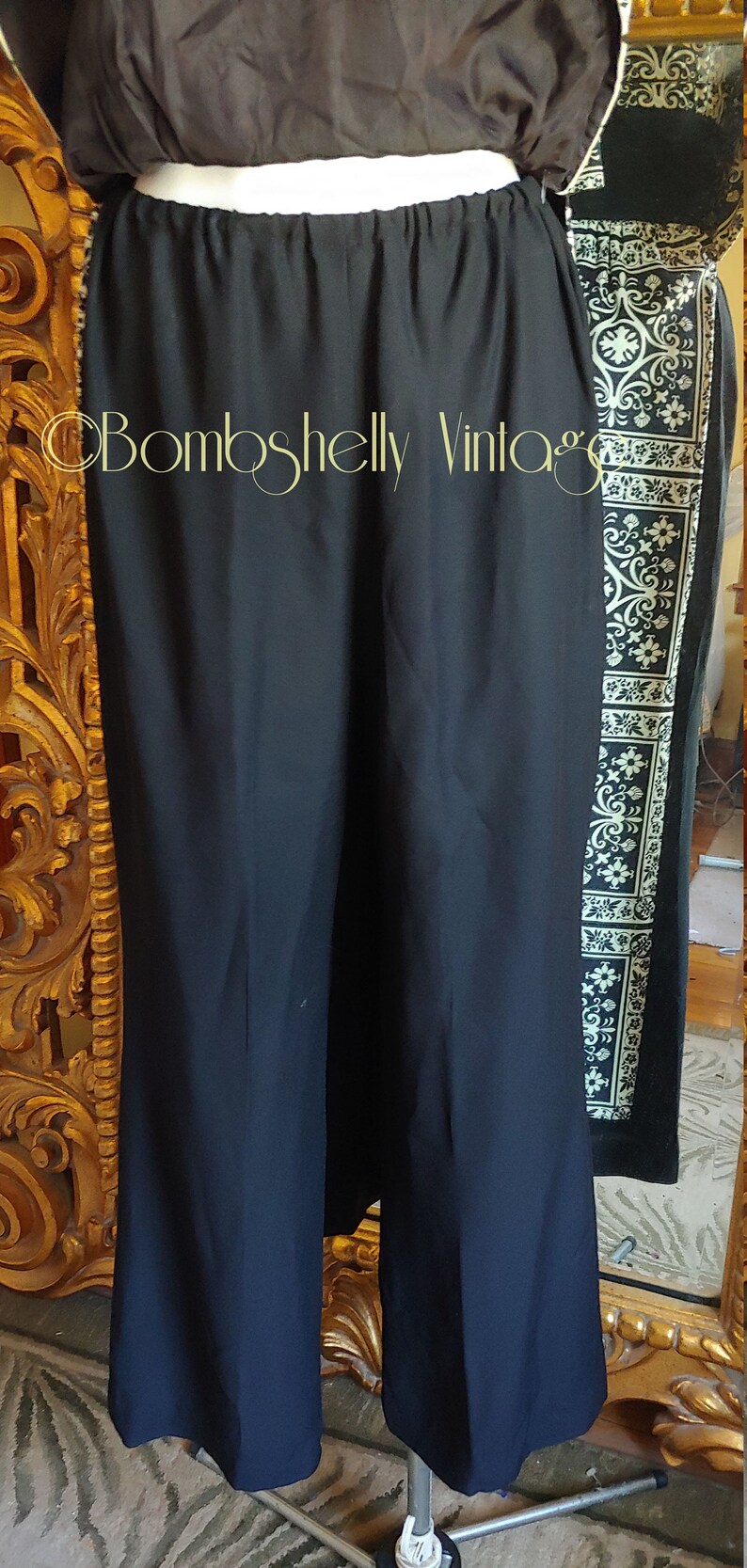 vintage hostess gown with pants