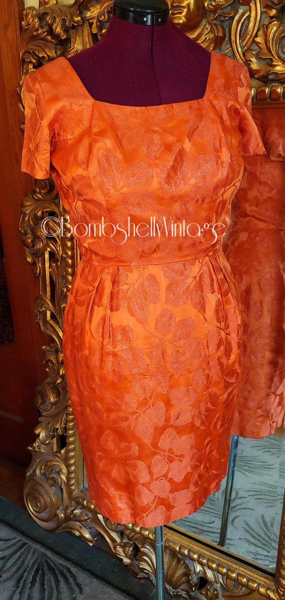 Eyra - Fleuri vintage orangé