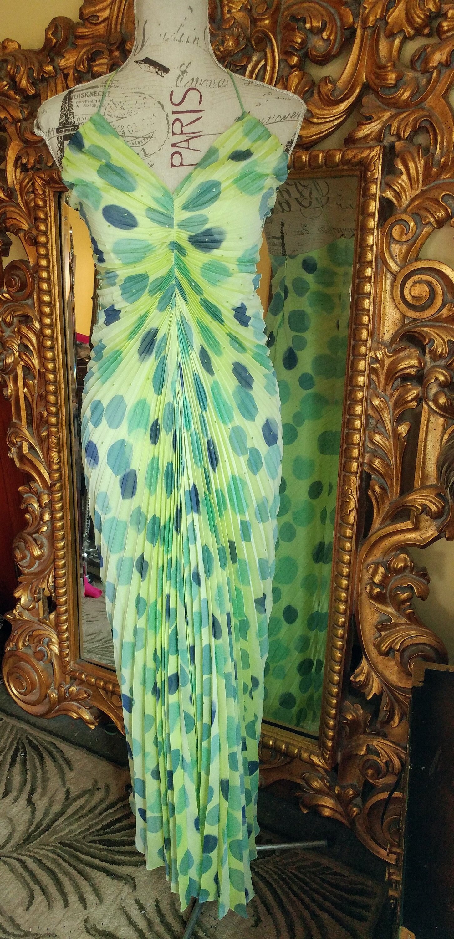 green emerald velvet dress Ashley Lauren 11711 Evening Gown Hot-Pink Red / 4 main image 1