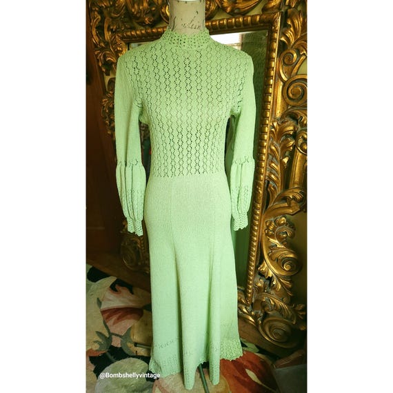 green boucle dress self-portrait - Lime Boucle Midi Dress