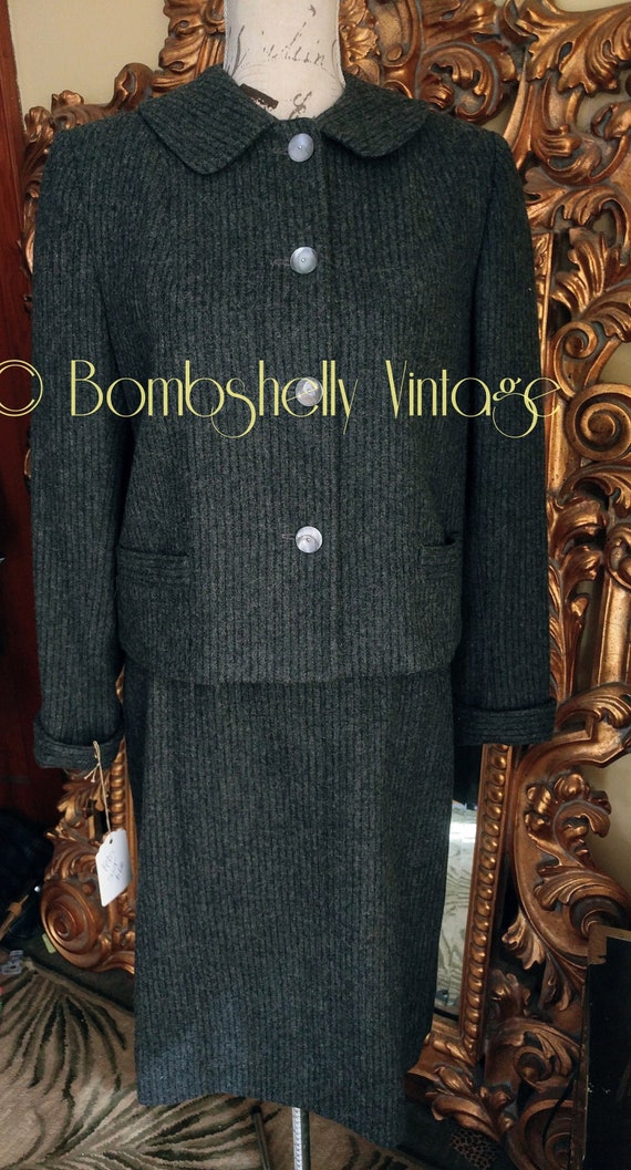 vintage 50s charcoal gray Gem