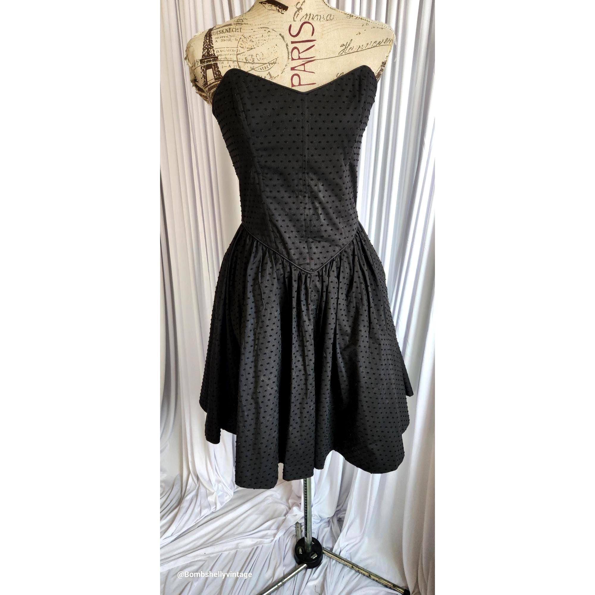 Betsey Johnson Vintage Black Dress - Etsy