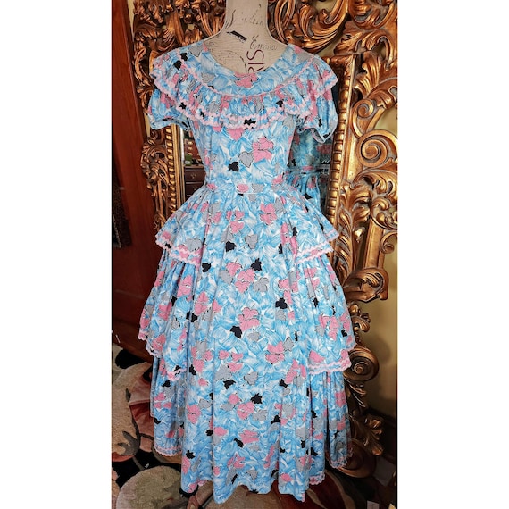 princess polly baby blue dress Dress Barn women's colorful blue dress Size 8- Midi