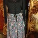 Vintage 1960's Corset Front Prairie Maxi Dress