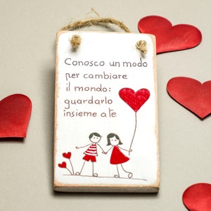 Lampada San Valentino con Frase o Nome Personalizzato Idea Regalo handmade  – Immagina e Crea