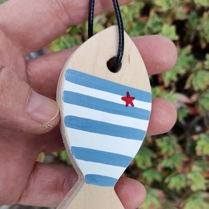 Portachiavi MARE, Keyring, Portachiavi, B&B, Door Keyring, House Keyring, Barca a vela, Pesce, Sailing immagine 2