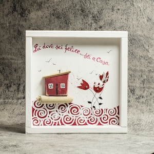 &quot;HOUSE&quot; framework, house, Poetry, Poetry, House frame, Home, Christmas, Tiny frame, House
