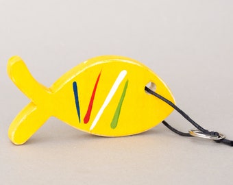 "FISH" key ring, House Keyring, B&B, Door Keyring, Fish keyring, Fish key ring