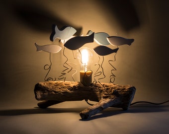 &quot;AQUARIUM&quot; Lamp, Table lamp, Desk lamp, Table lamp, Aquarium table lamp, Aquarium