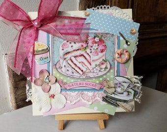 Carte 3d Scrapbooking Bonne Retraite Etsy