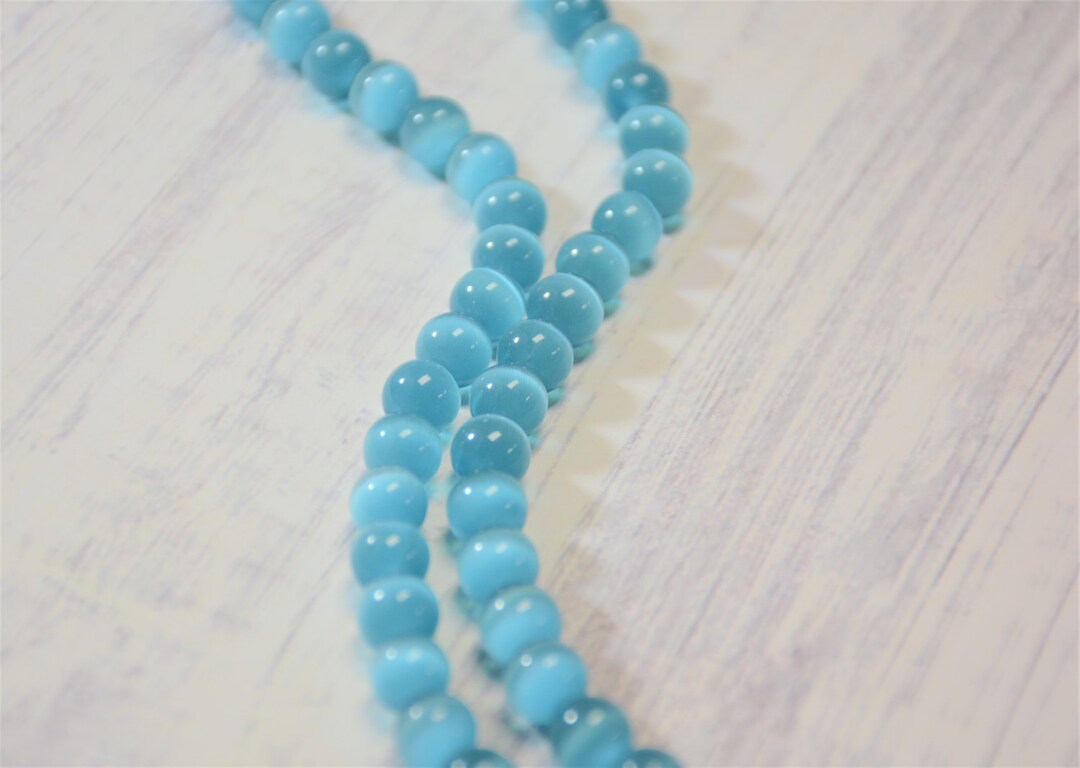 8mm Cat's Eye Beads Round Cat Eye Beads Cats Eye Spacer Etsy