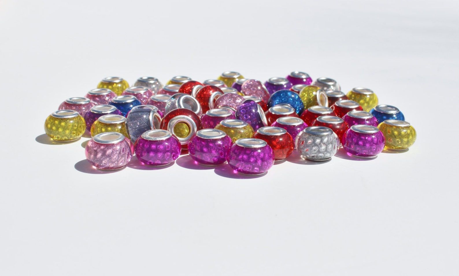 14mm X 9mm Rondelle Beads European Style Beads Large Hole Etsy