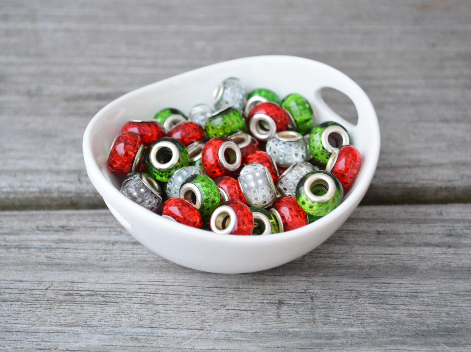 14mm X 9mm Rondelle Beads European Style Beads Large Hole Etsy