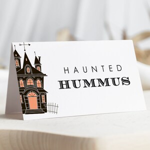 Spooky Food Labels INSTANT DOWNLOAD Haunted House Table - Etsy