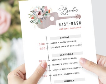 Nashville Bachelorette Party Invitation Nash Bash Invite Etsy 日本