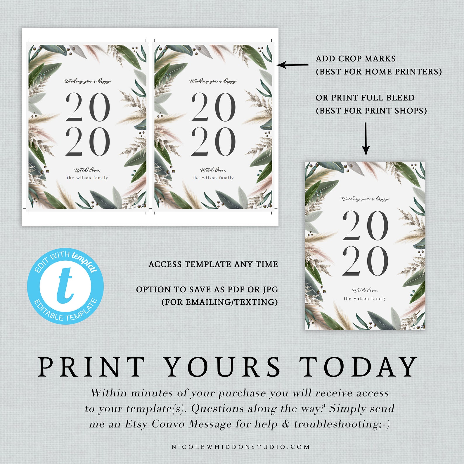 Printable New Years Cards Happy New Year Card Template Etsy printable-new-years-cards-happy-new-year-card-template-etsy