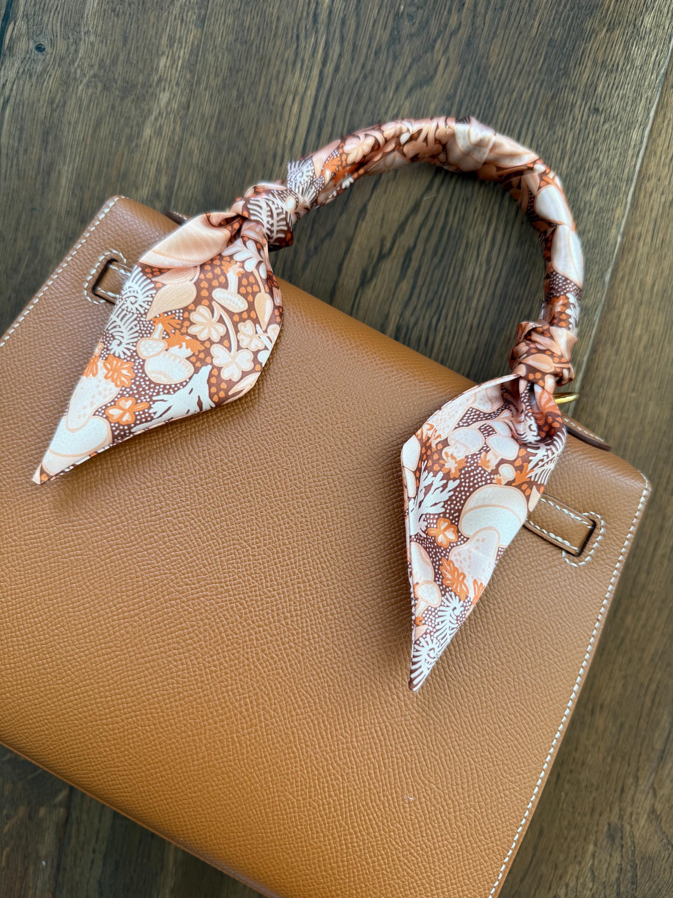 Cream, Tan, Orange, and Brown Mushroom and Polka Dots Forest  display picture 1