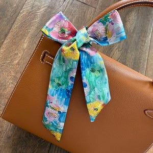 Micro Mini Doll Scarf - 1x22” - Perfect for Handbag Ribbons and Bows or to Wrap Mini Purse Handles! Mini Skinny Scarf Choose Any Pattern! zdjęcie 3