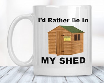 Shed Mug, Novelty Tea Coffee Mug