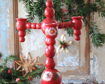 swedish christmas candle holder traditional xmas wooden candelabra scandinavian sweden nordic home decor - Traditional Swedish Christmas Decorations swedish christmas candle holder traditional xmas wooden candelabra scandinavian sweden nordic home decor - Traditional Swedish Christmas Decorations