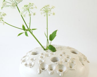 Danish modern pottery by Aage Wurtz. Organic Texture – Wurtz. 1970s Vintage studio pottery. Danish design