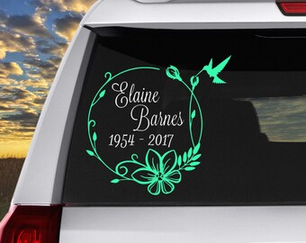 Download Memorial Car Decal Memorial for Farmer In Loving Memory