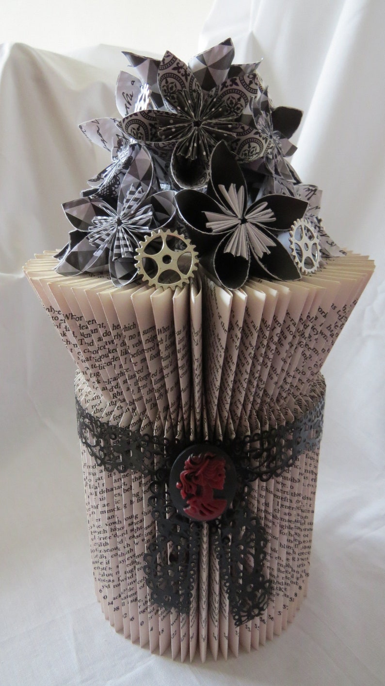 Book Vase custom Made to Order Etsy