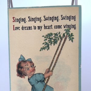Antique Postcard. Vintage Postcard. Paper Epherma. Old Postcards. Funny Postcards. Scrapbook supplies.