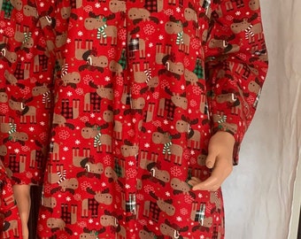 Christmas Nightgown - Etsy